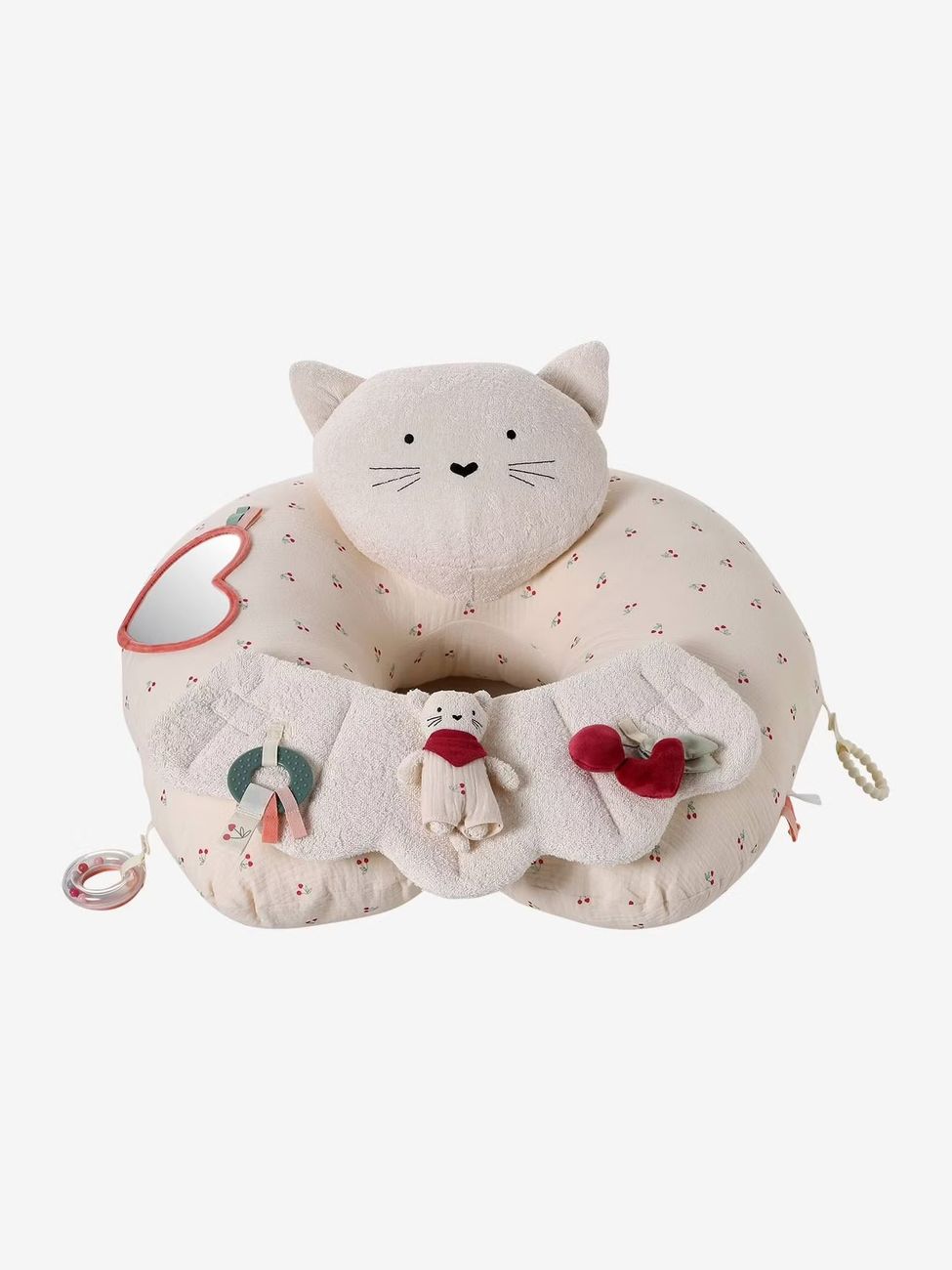 Coussin bébé des découvertes cherry (Vertbaudet) - Image 1