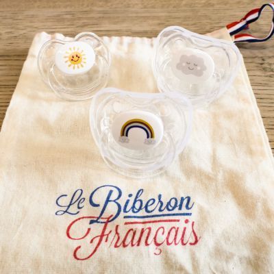 Sucette nouveau né physiologique Nuage (0-6 mois) (Le biberon français) - Image 3