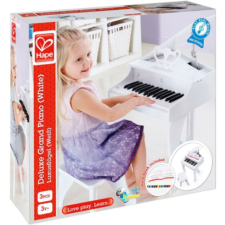 Piano à queue électronique Deluxe blanc (Hape) - Image 9