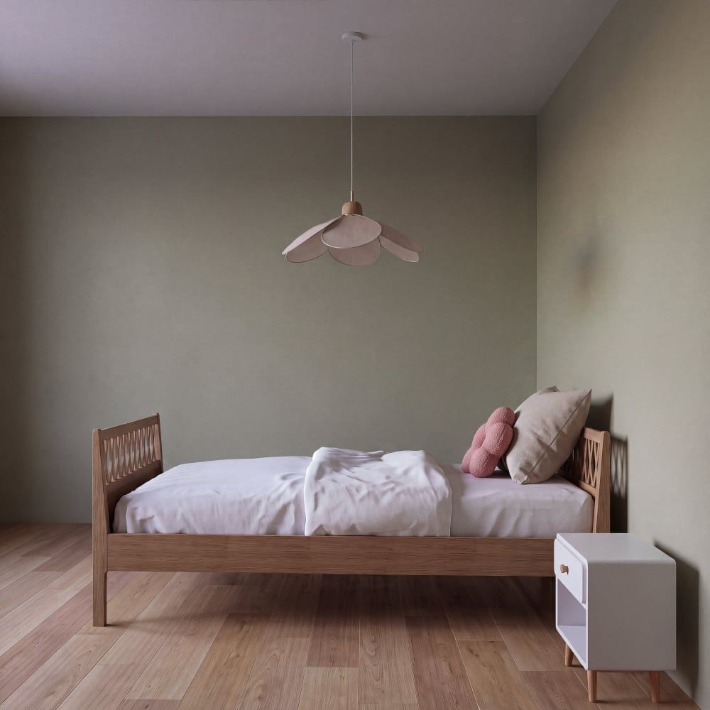 Suspension pétales de fleur beige (Maisons du Monde) - Couverture