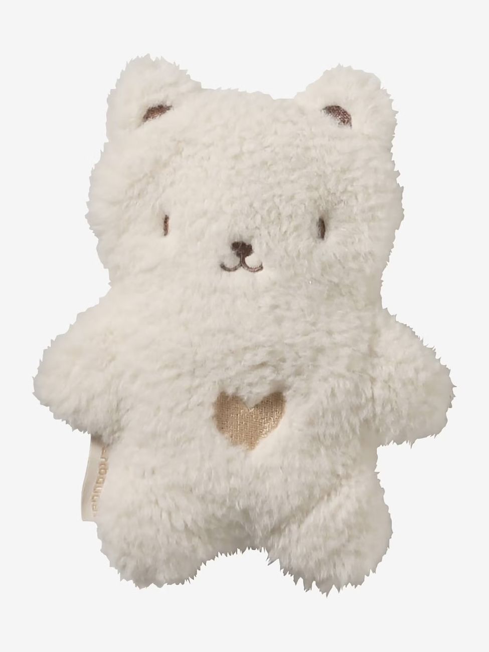 Peluche bouillotte ours blanc (Vertbaudet) - Image 1