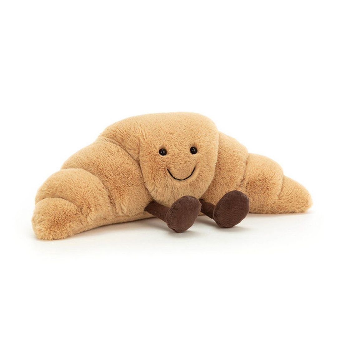 Jellycat Peluche Croissant Amuseable – 22 cm, texture ultra douce, design gourmand - Cadeau de naissance (Jellycat) - Image 4