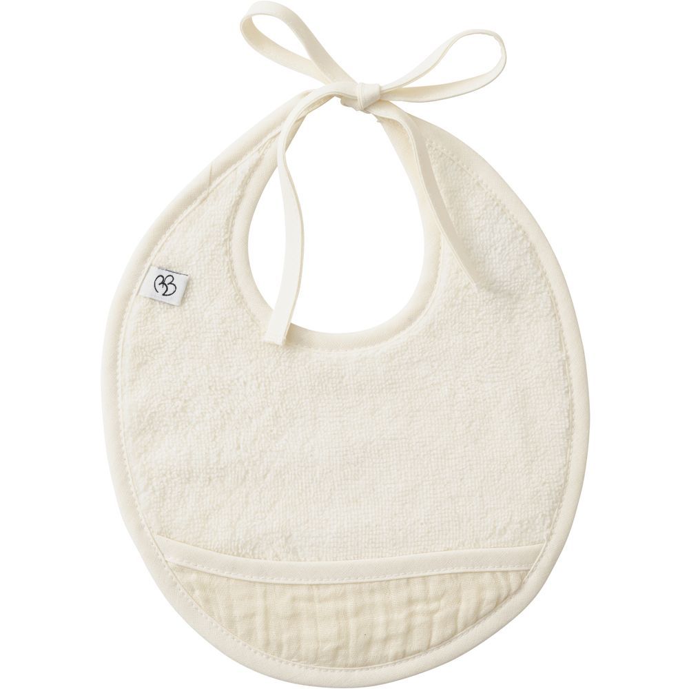 Bavoir de naissance à nouer Mousse de lait (Bb&Co) - Couverture