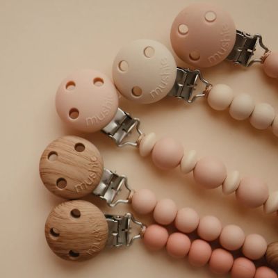 Attache sucette Eva Pale Taupe (Mushie) - Image 3