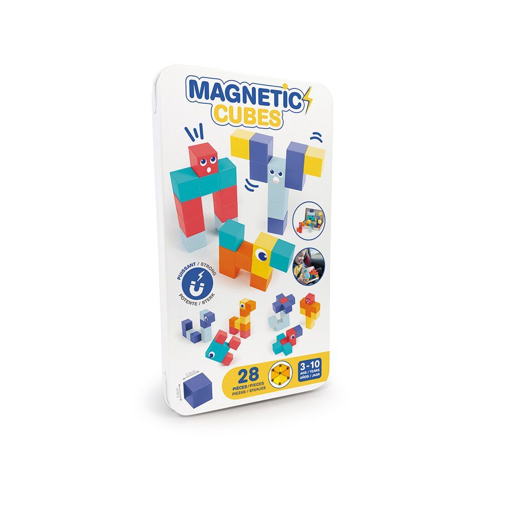 Cubes magnétiques 28 pièces - Magnetic Mini Cubes (Ludi) - Image 4