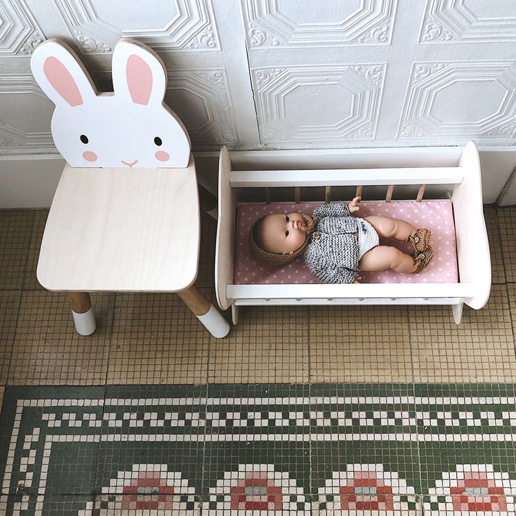 Chaise enfant lapin en bois (Tender Leaf) - Image 5