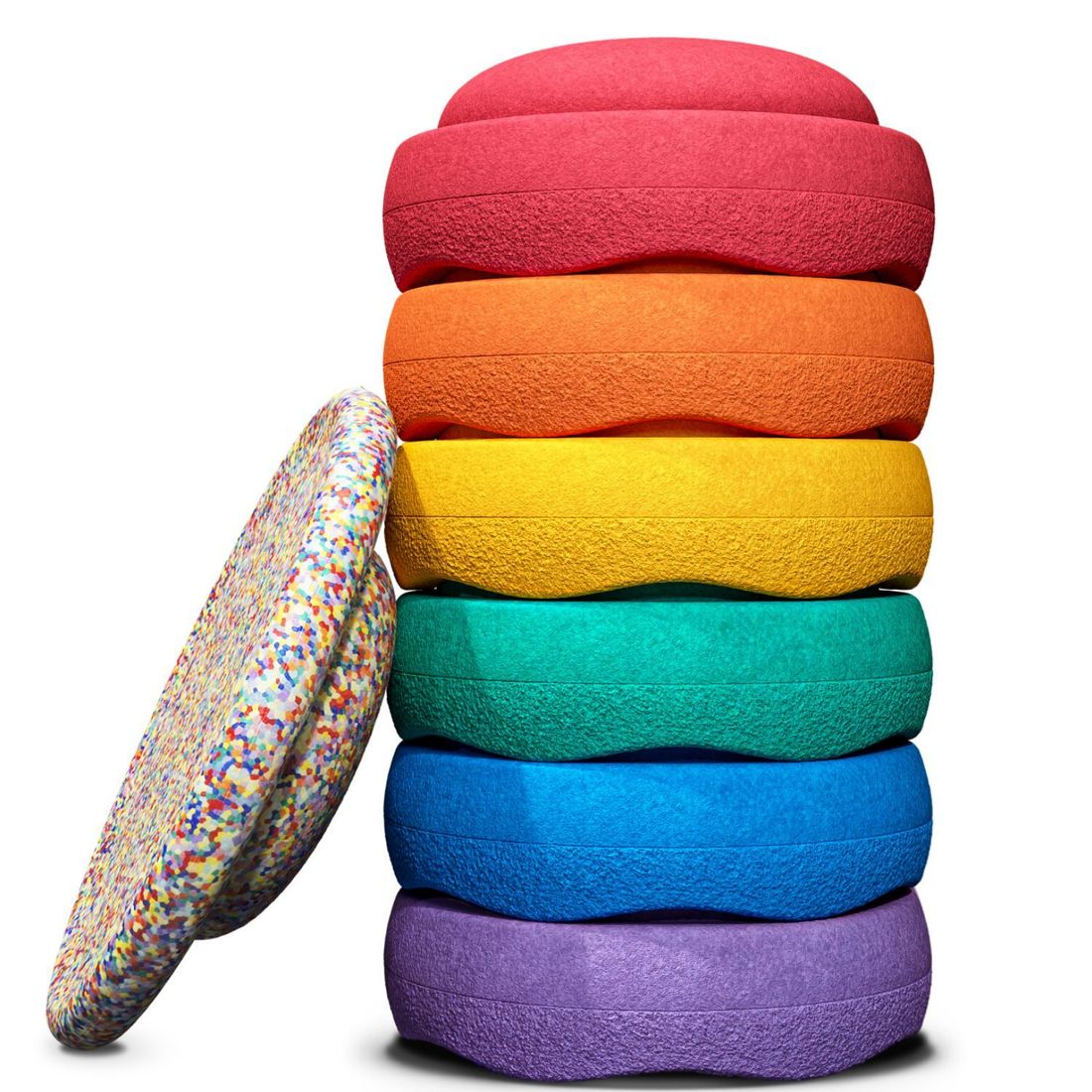 Jeu de motricité Stapelstein Rainbow Set classic (Stapelstein) - Couverture
