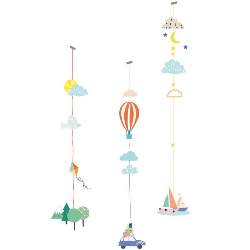 Stickers guirlande balade (3 stickers 50 x 8 cm) (MIMI'lou) - Image 1