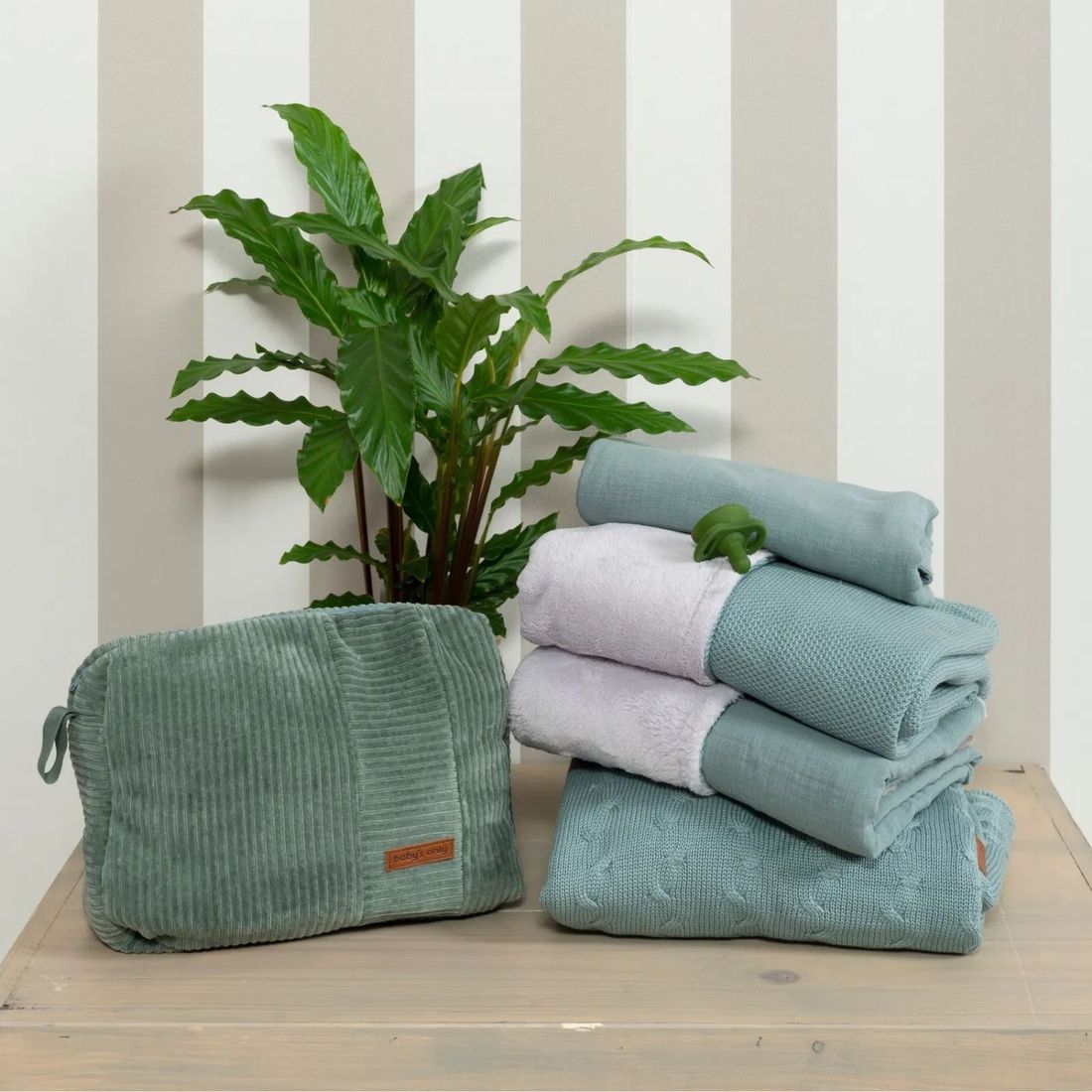 Trousse de toilette Sense vert d'eau (Baby's Only) - Image 5