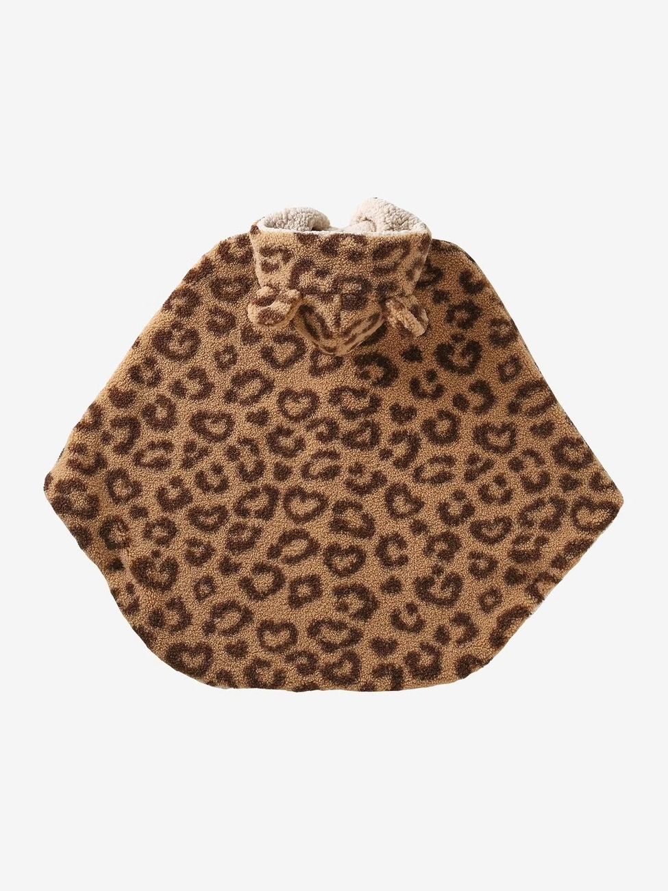 Poncho 18-36 mois pour siège auto & porte bébé léopard (Vertbaudet) - Image 2