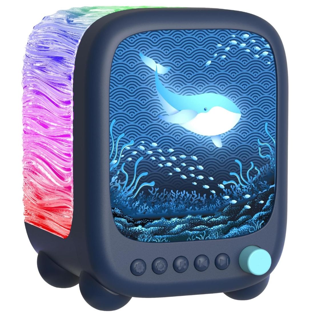 Veilleuse et enceinte sans fil Wavy Light Abyss (MOB) - Image 1
