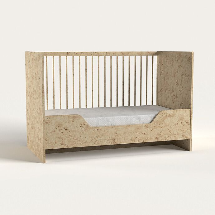 Lit Bébé Evolutif Osaka Art Déco - 140 x 70 cm (Nina Bien) - Image 3