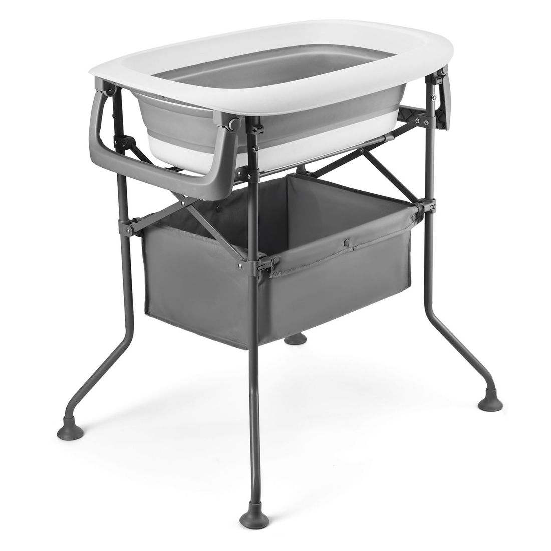 Baignoire avec table à langer sur structure BUBBLY gris (Kinderkraft) - Image 4