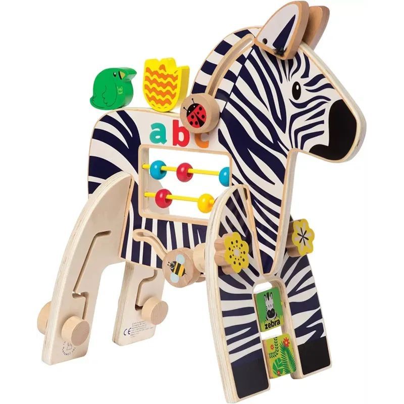 Jouet d'activité zèbre safari (Manhattan Toy) - Image 1