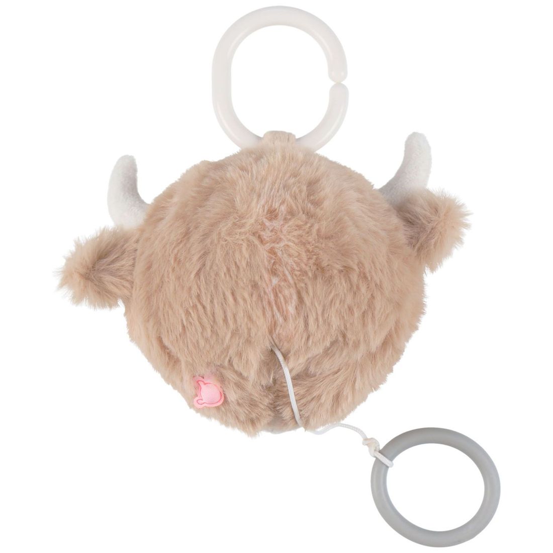 Peluche musicale Fluffy en Veloudoux beige (Noukie's) - Image 1