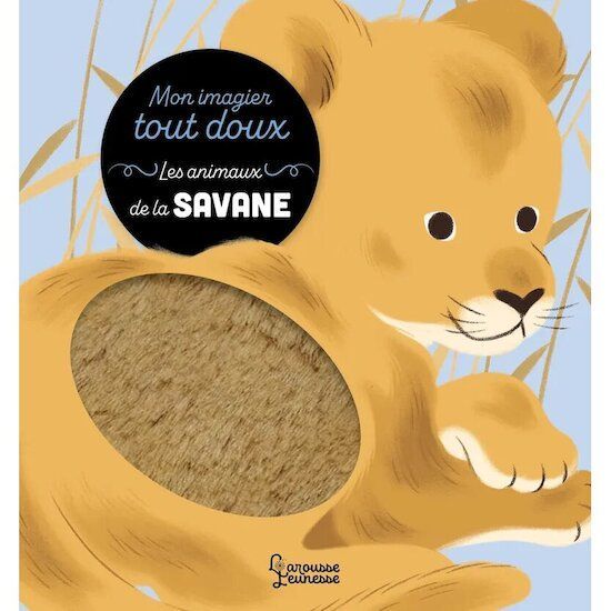 Mon imagier tout doux - La savane (Larousse) - Couverture