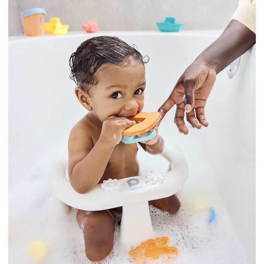 Siège de bain Bébélouga Blanc - Blanc (Prémaman) - Image 2