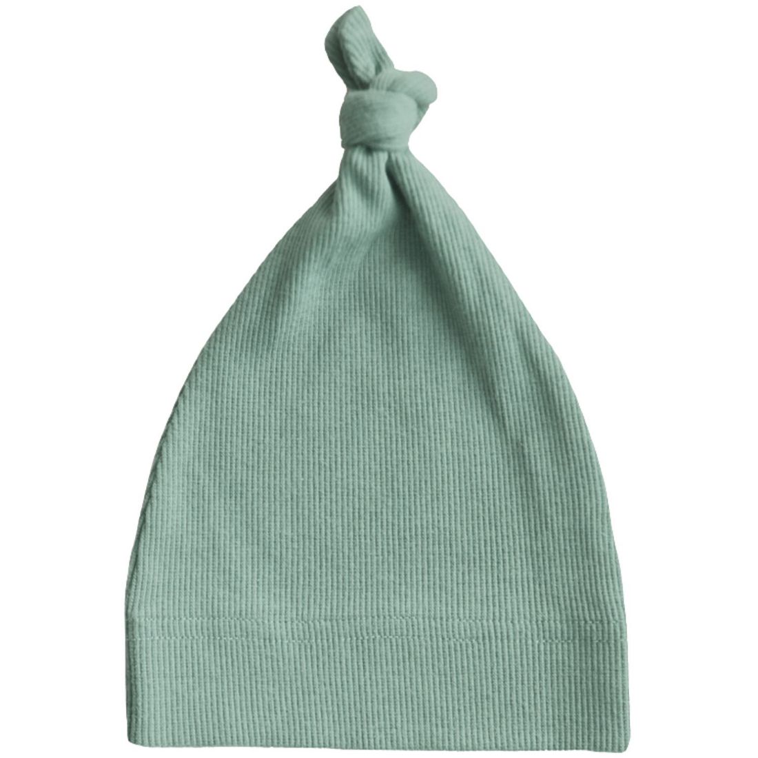 Bonnet de naissance côtelé Roman Green (Mushie) - Couverture