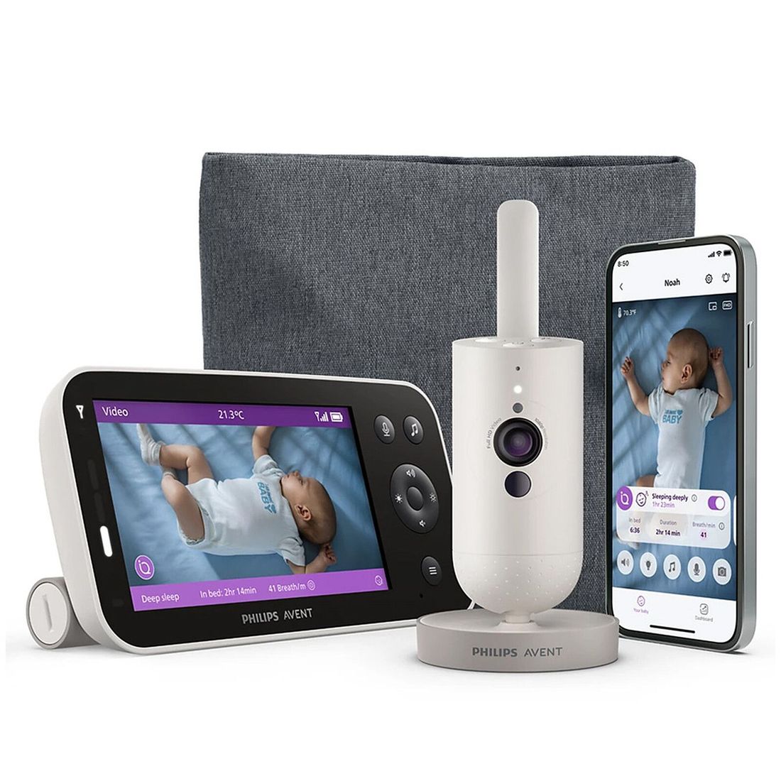 Ecoute-bébé Connecté Intelligent Premium SCD971/26 (Philips Avent) - Couverture