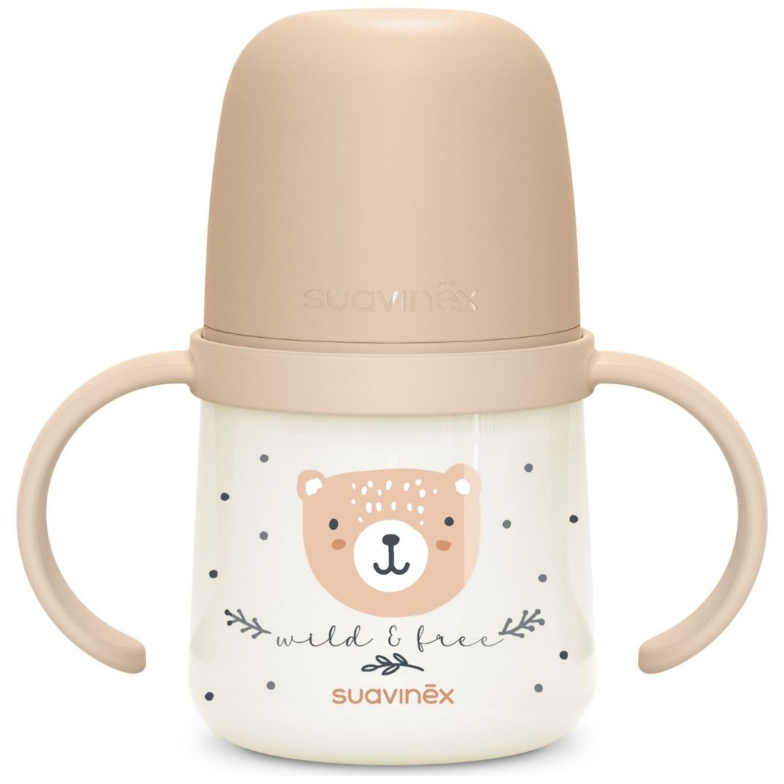 Biberon d'apprentissageWild&Free Night and Day Marron (150Ml) (Suavinex) - Image 1