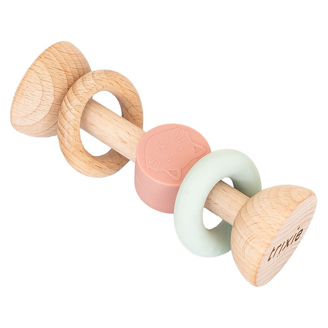 Hochet Bois Silicone - Mrs.Cat (Trixie) - Couverture