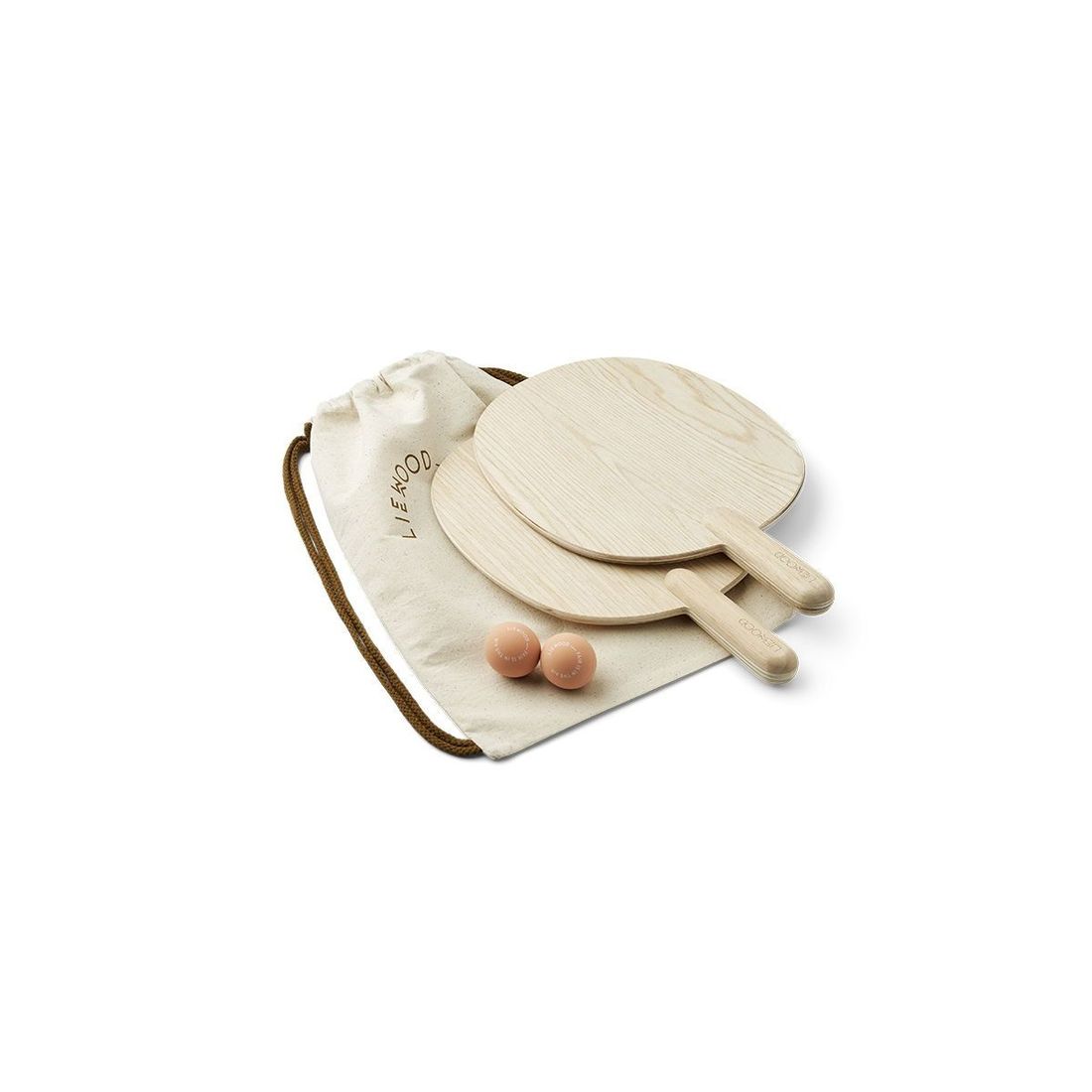 Set de raquettes de tennis en bois - Liewood - Bleu - Bois (Liewood) - Image 4