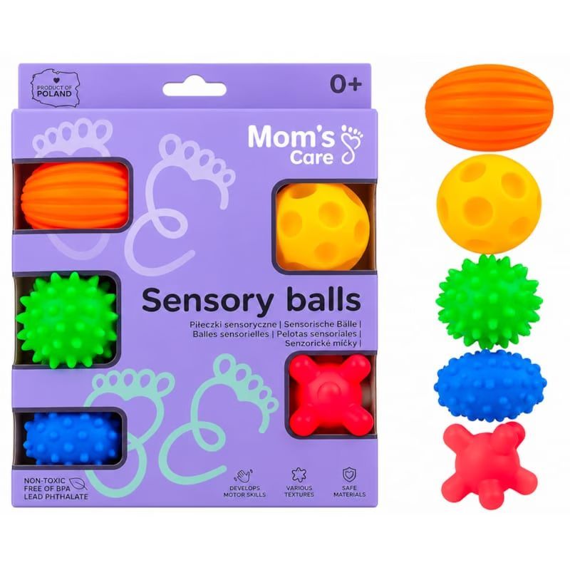 Balles sensorielles montessori coffret 5 (Sevira Kids) - Image 2