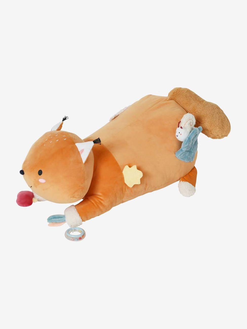 Grande peluche d'activités Écureuil LES AMIS DE LA FORÊT orange (Vertbaudet) - Image 2