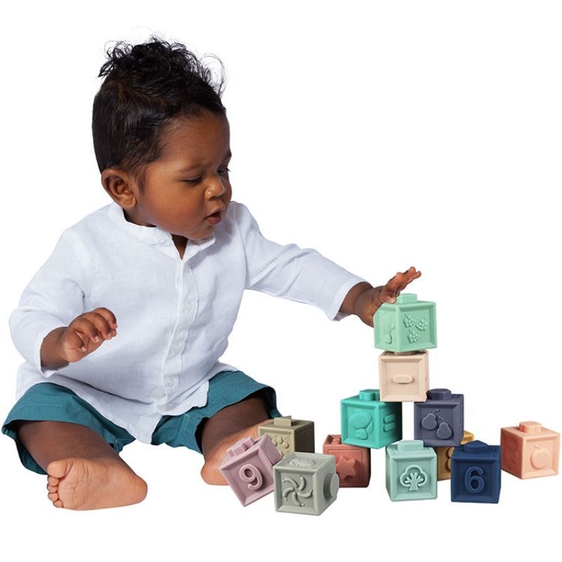 Mes premiers cubes éducatifs (12 pièces) (BABY TO LOVE) - Image 2