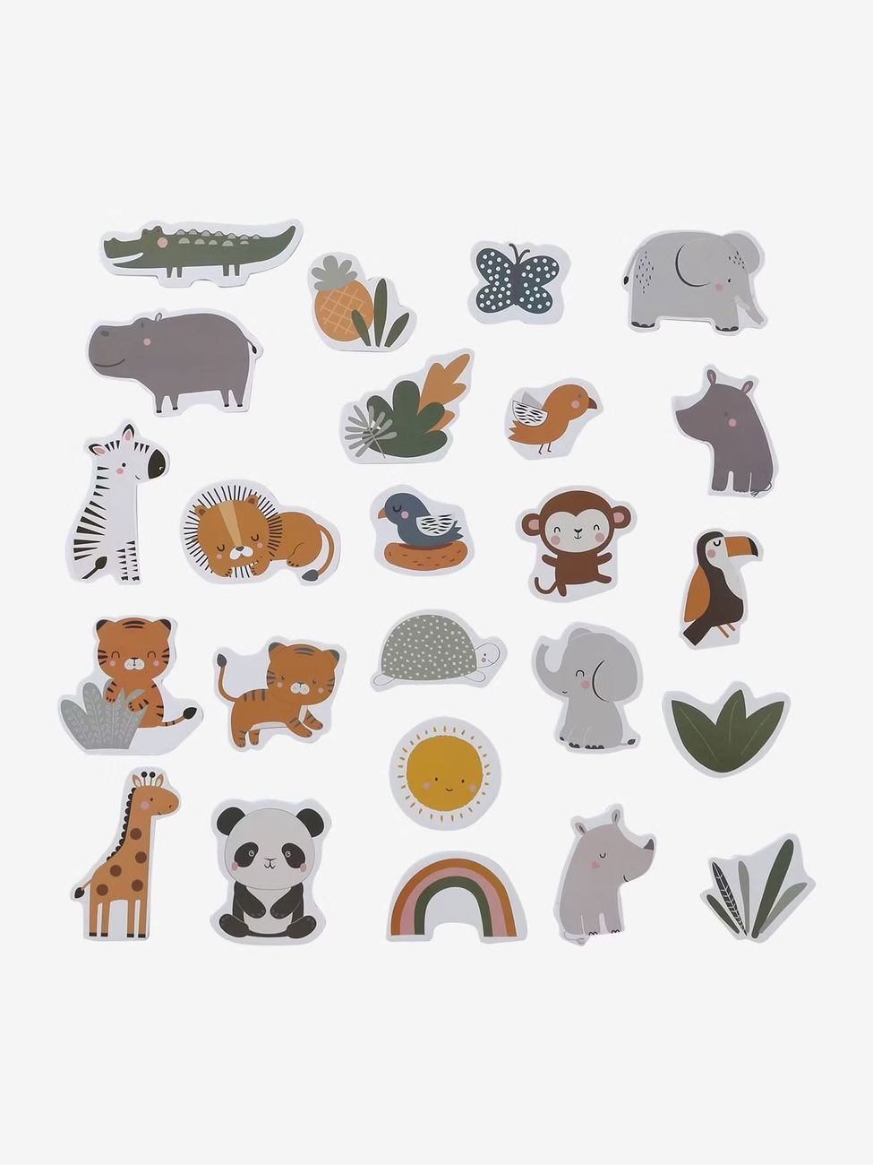 Set de 24 stickers de bain avec filet TANZANIE jaune (Vertbaudet) - Couverture