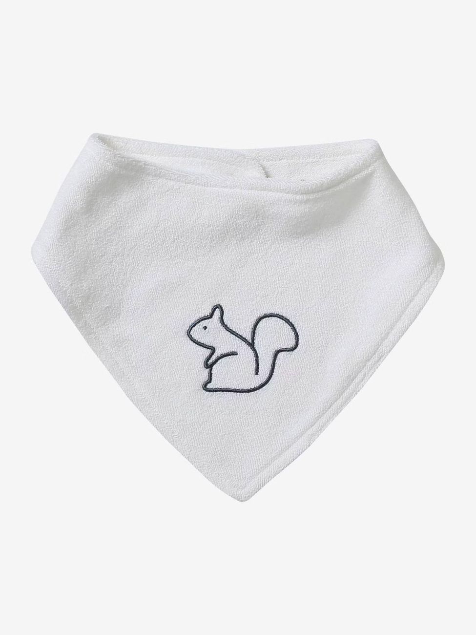 Lot de 3 bavoirs bandanas en éponge bleu grisé (Vertbaudet) - Image 1