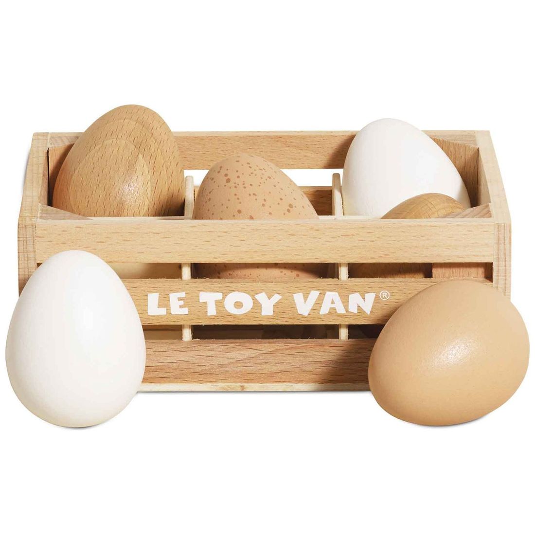 Cagette à œufs de la ferme en bois FSC (Le Toy Van) - Image 1
