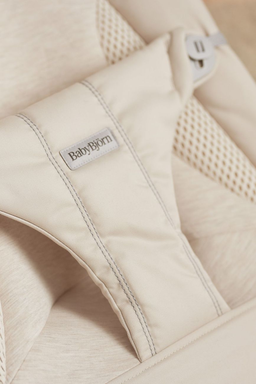 Transat Bliss - Beige clair / Tissé/Jersey, Tri-Fabric / Gris clair (BabyBjörn) - Image 9