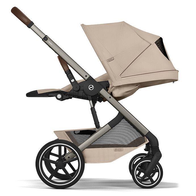 Pack Poussette Balios S Lux 2026 + Nacelle Pliable - Almond Beige (Cybex) - Image 4