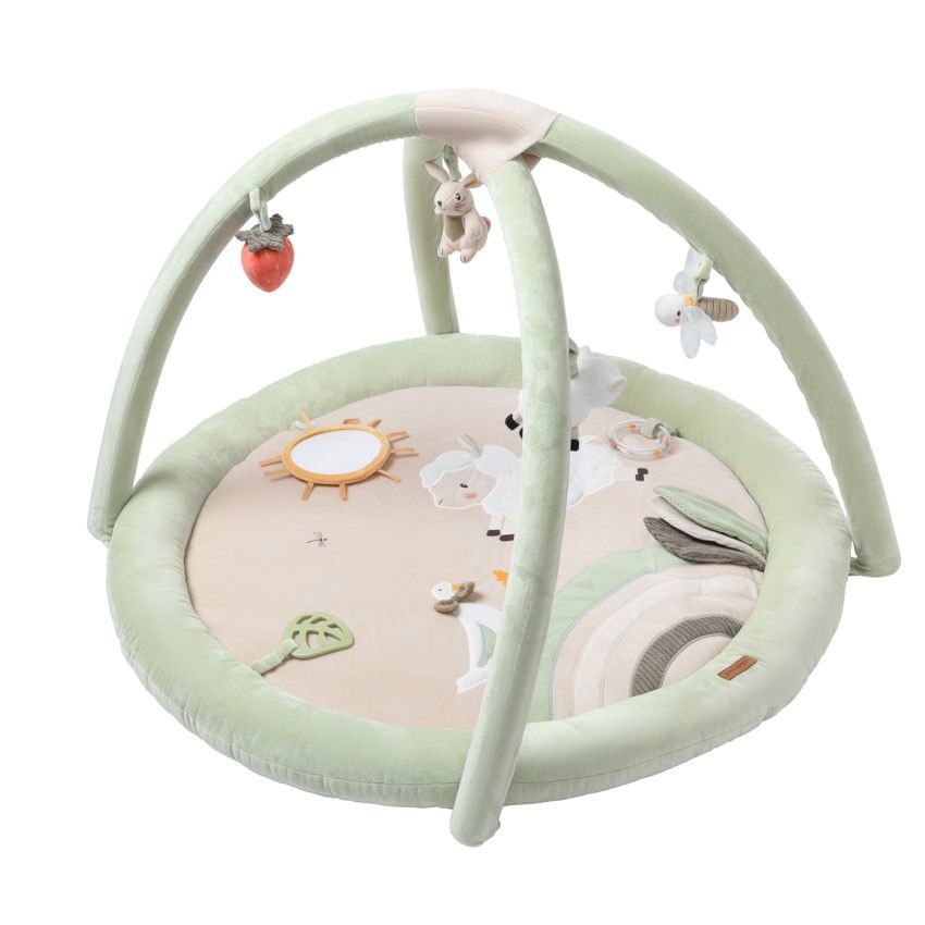 Tapis d'éveil en velours La Vie à la Ferme - Vert (Prémaman) - Couverture