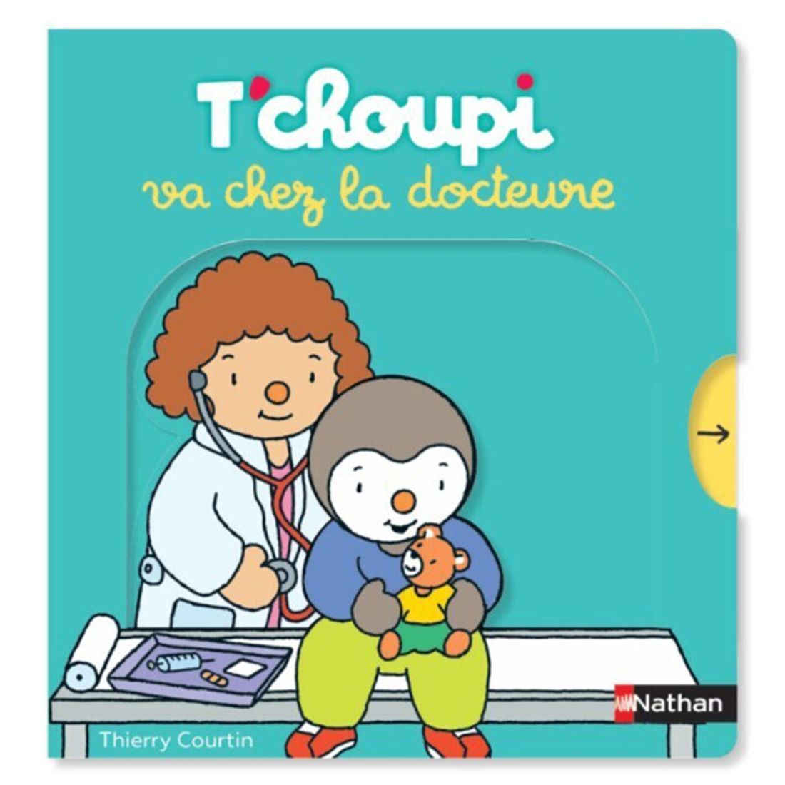 T'choupi va chez la Docteure (Nathan Editions) - Couverture