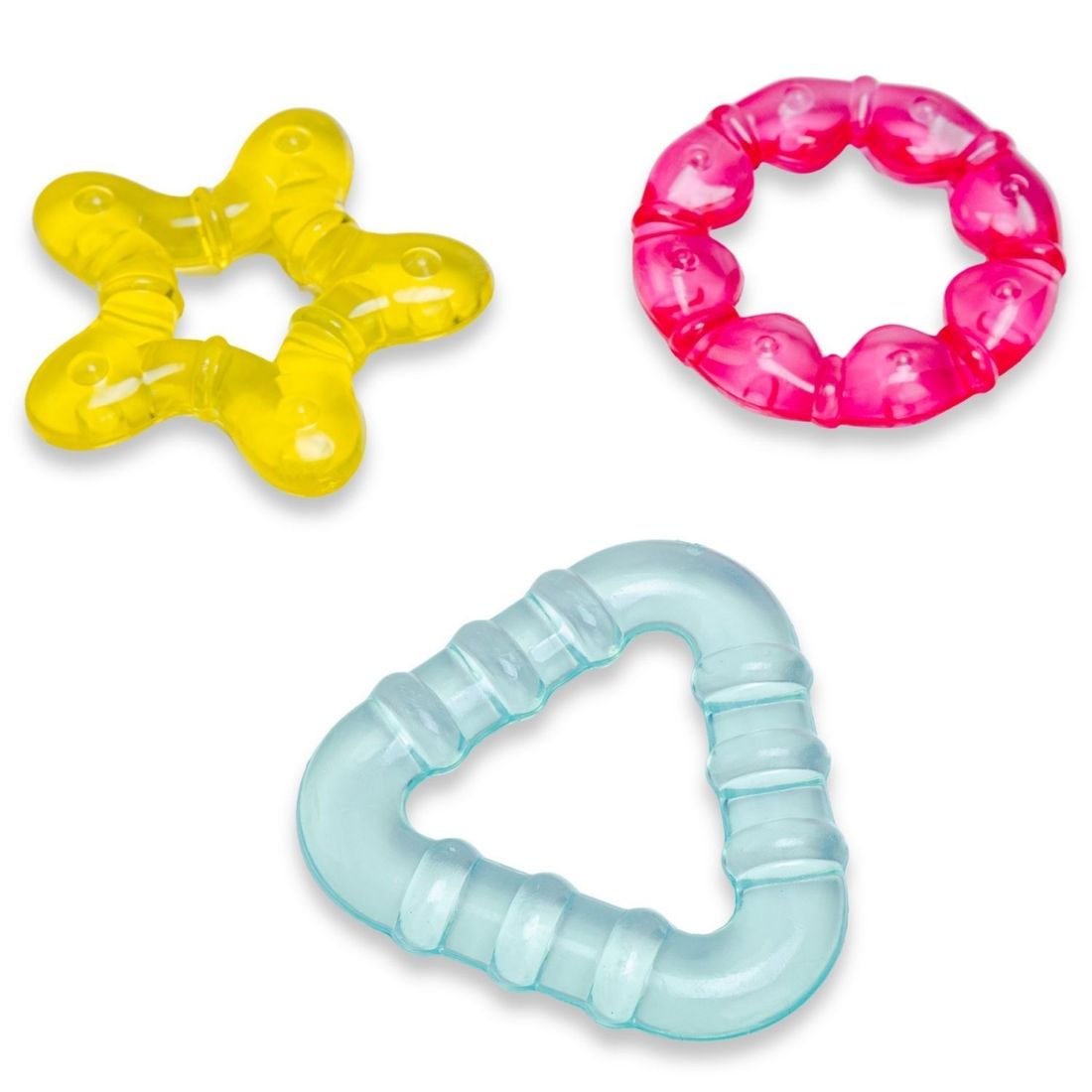 Lot de 3 anneaux de dentition à refrigérer Cool Shapes (Bo Jungle) - Image 6