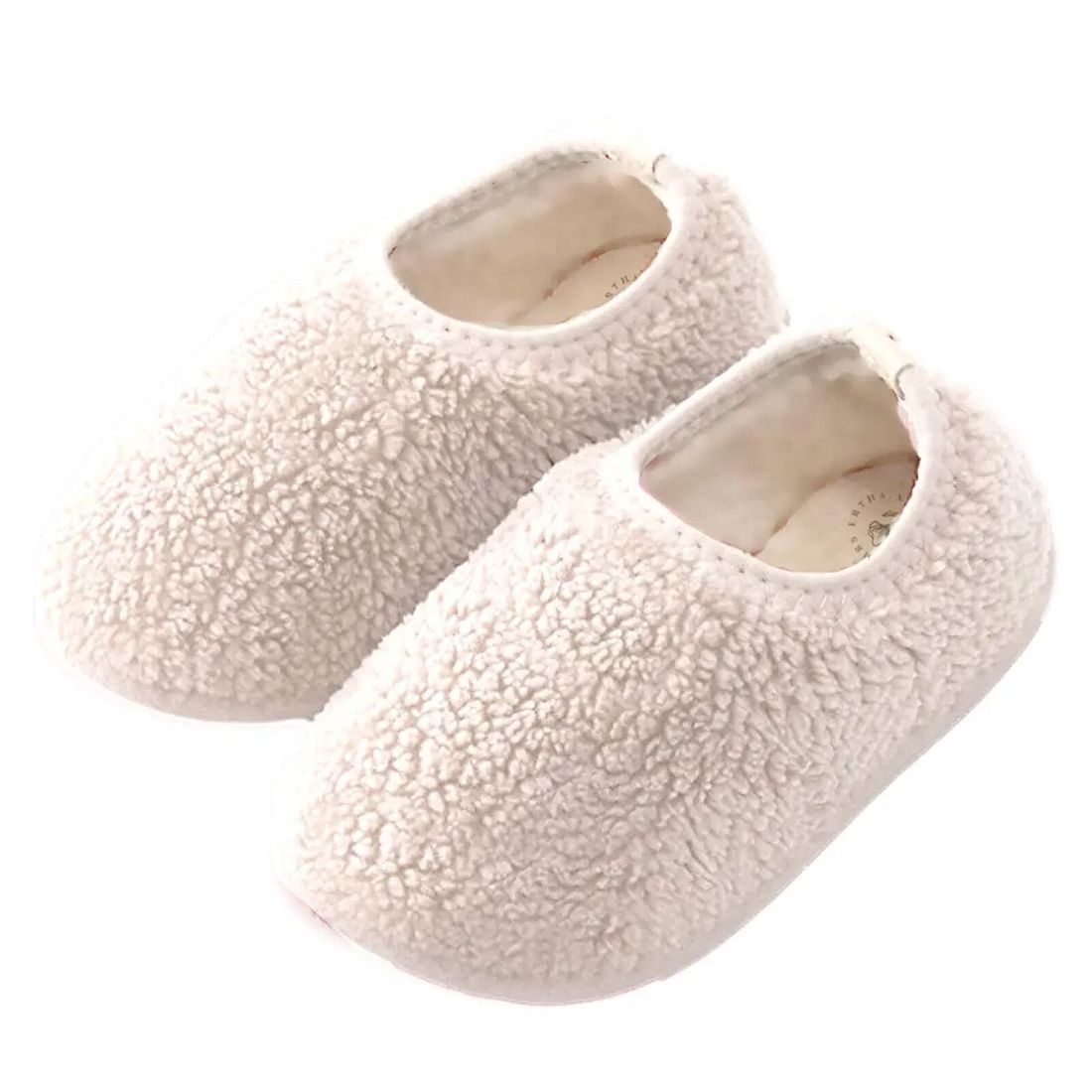 Chaussons Moumoute Vanille - 19/20 (Mrs. Ertha) - Image 1
