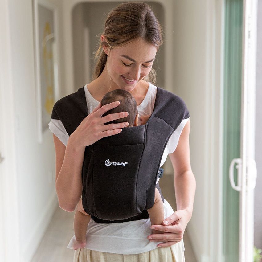 Porte-bébé Embrace - Pure Black - Noir (Ergobaby) - Image 3