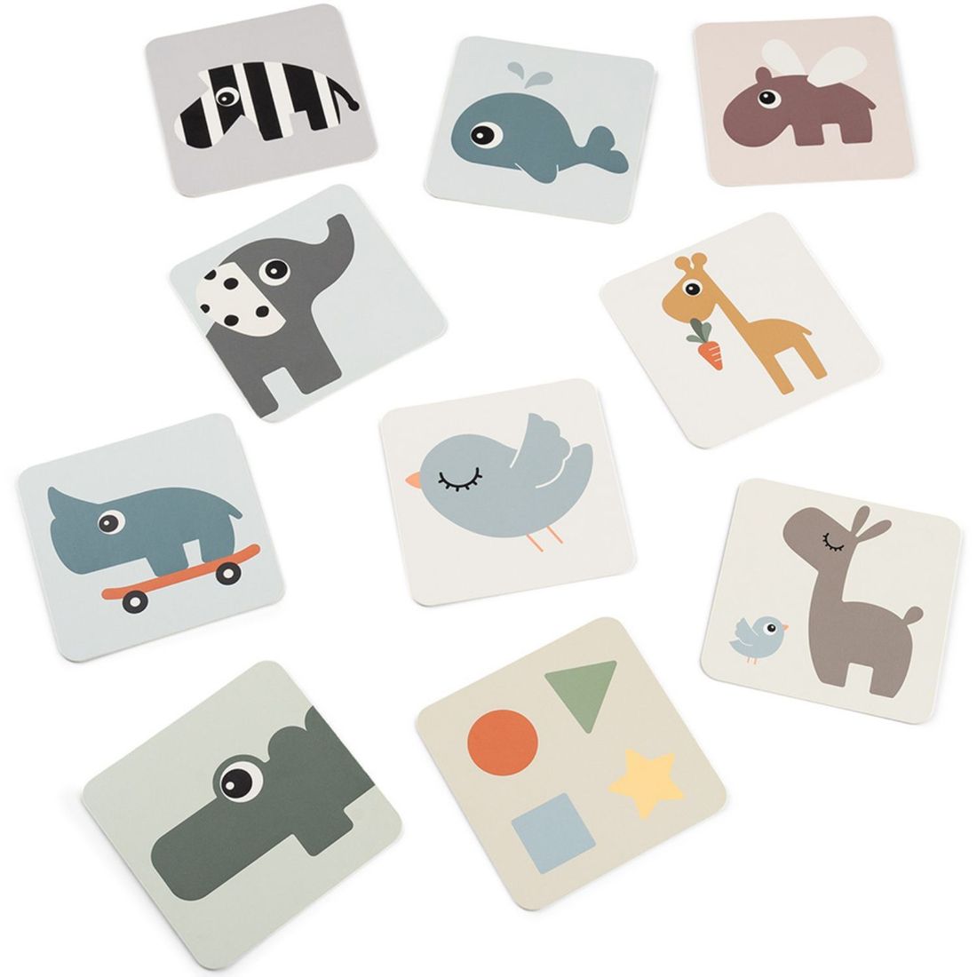 Lot de 10 cartes aux motifs contrastés Deer friends (Done by deer) - Image 6