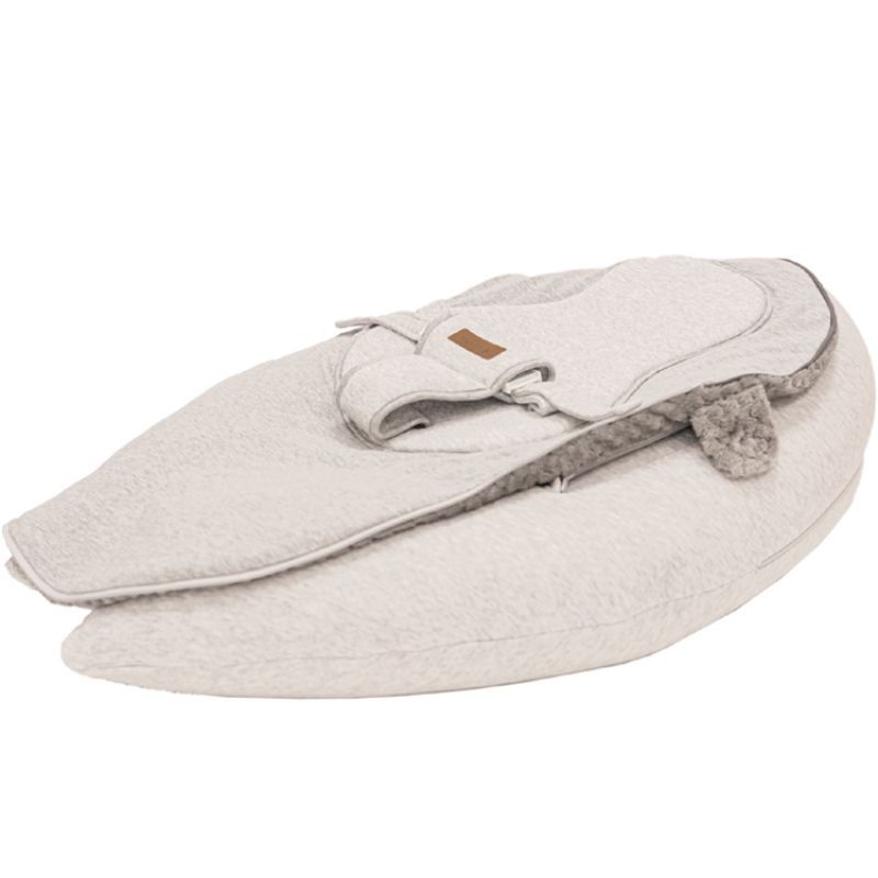 Coussin de grossesse et nid d'ange 2 en 1 Soft Nova gris (Domiva) - Image 10