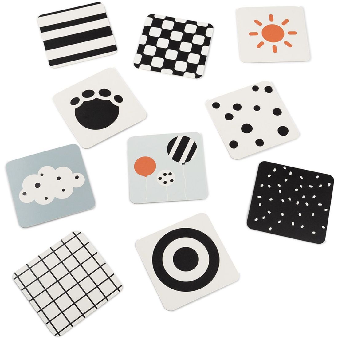 Lot de 10 cartes aux motifs contrastés Deer friends (Done by deer) - Couverture