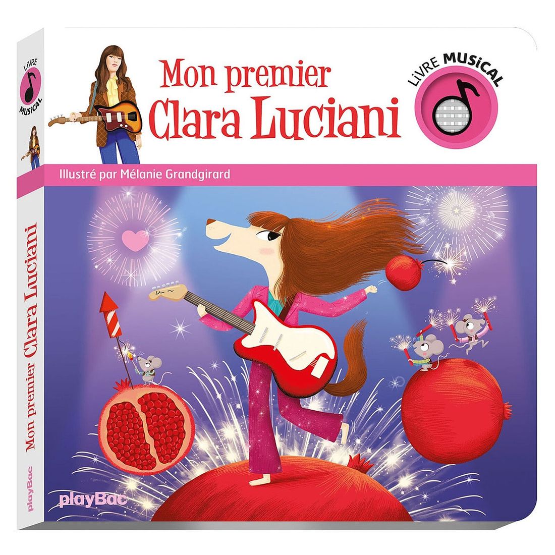 Livre Musical Mon Premier Clara Luciani (playBac) - Couverture