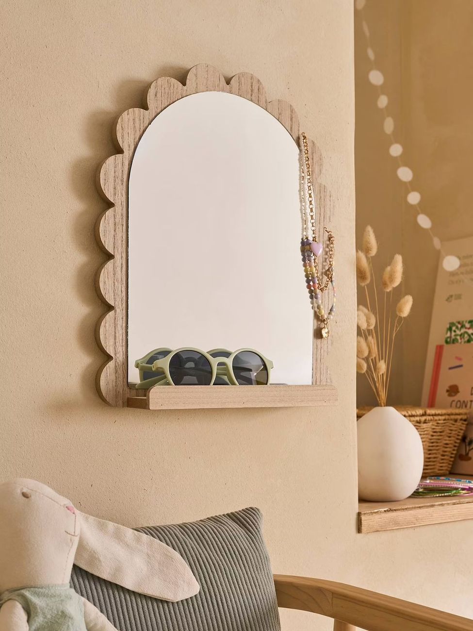 Miroir avec tablette FESTON beige (Vertbaudet) - Couverture