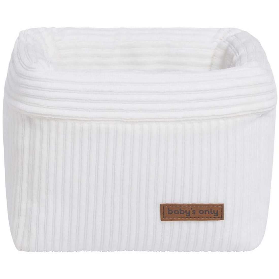 Panier de toilette Sense blanc (18 x 18 cm) (Baby's Only) - Image 1