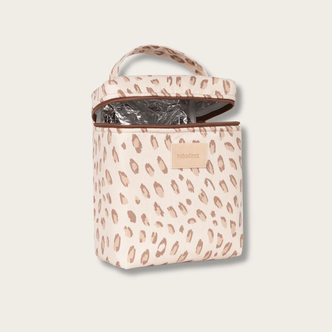 Sac isotherme pour biberons et dejeuner Hyde Park - Leonie Latte (Nobodinoz) - Image 1
