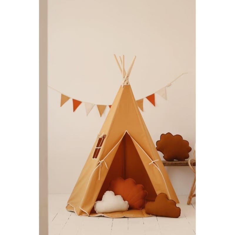 Tente tipi orange ochre (Moi Mili) - Image 1