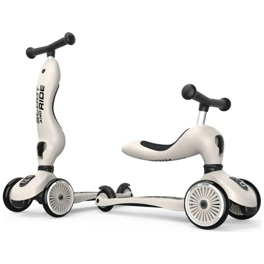 Porteur évolutif en trottinette Highwaykick 1 Ash (Scoot And Ride) - Image 1