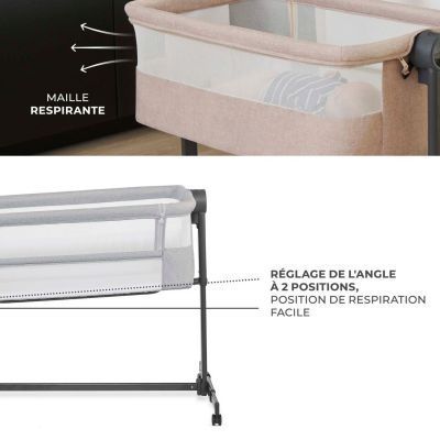 Lit cododo 2 en 1 Nestee Up 2 Light Grey (Kinderkraft) - Image 2