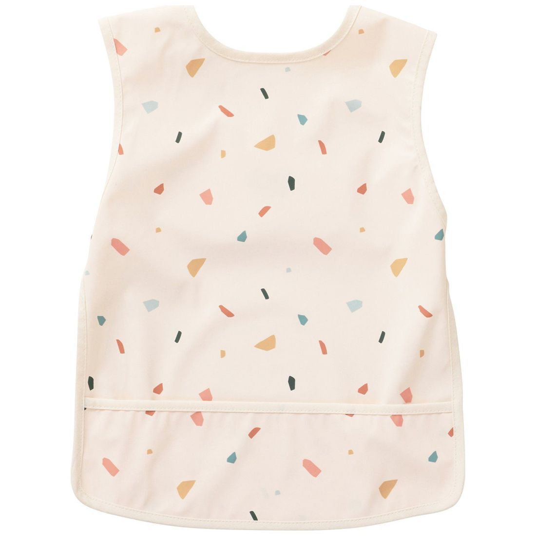 Bavoir intégral en tissu imperméable souple terrazzo (6-24 mois) (Bb&Co) - Couverture